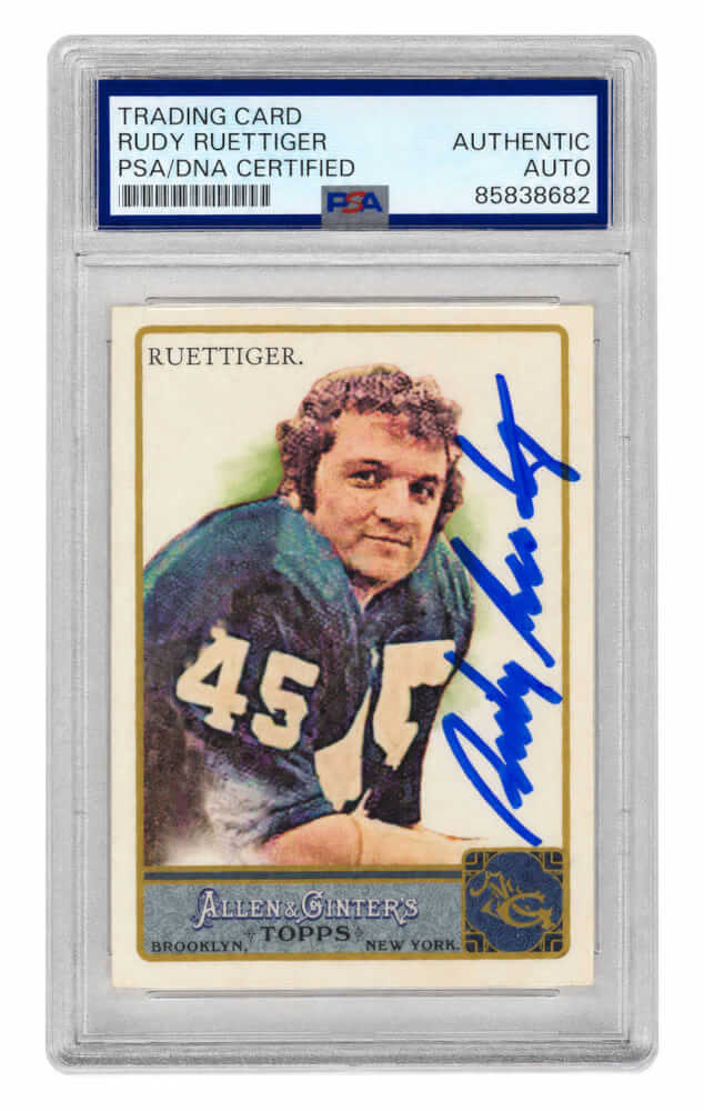 Rudy Ruettiger Autographed Norte Dame 2011 Topps Allen & Ginter Football Card #238-Powers Sports Memorabilia