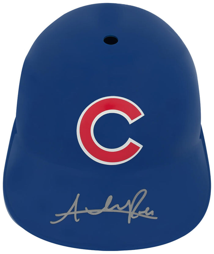 Addison Russell Autographed Chicago Cubs Replica Souvenir Batting Helmet-Powers Sports Memorabilia