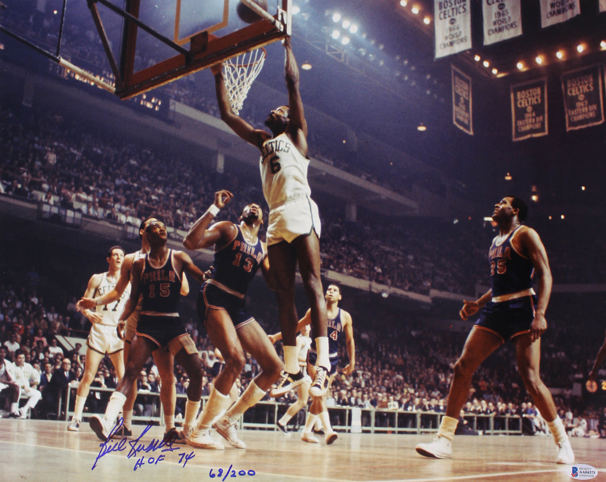Bill Russell Boston Celtics Signed 16x20 Photo - LE 68/200 HOF Beckett Beckett-Powers Sports Memorabilia