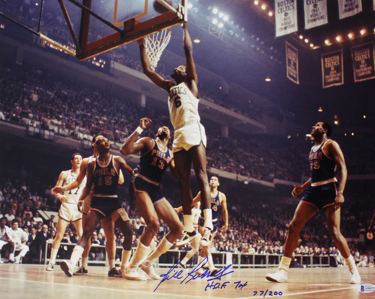 Bill Russell Boston Celtics Signed 16x20 Photo - LE 77/200 HOF Beckett Beckett-Powers Sports Memorabilia