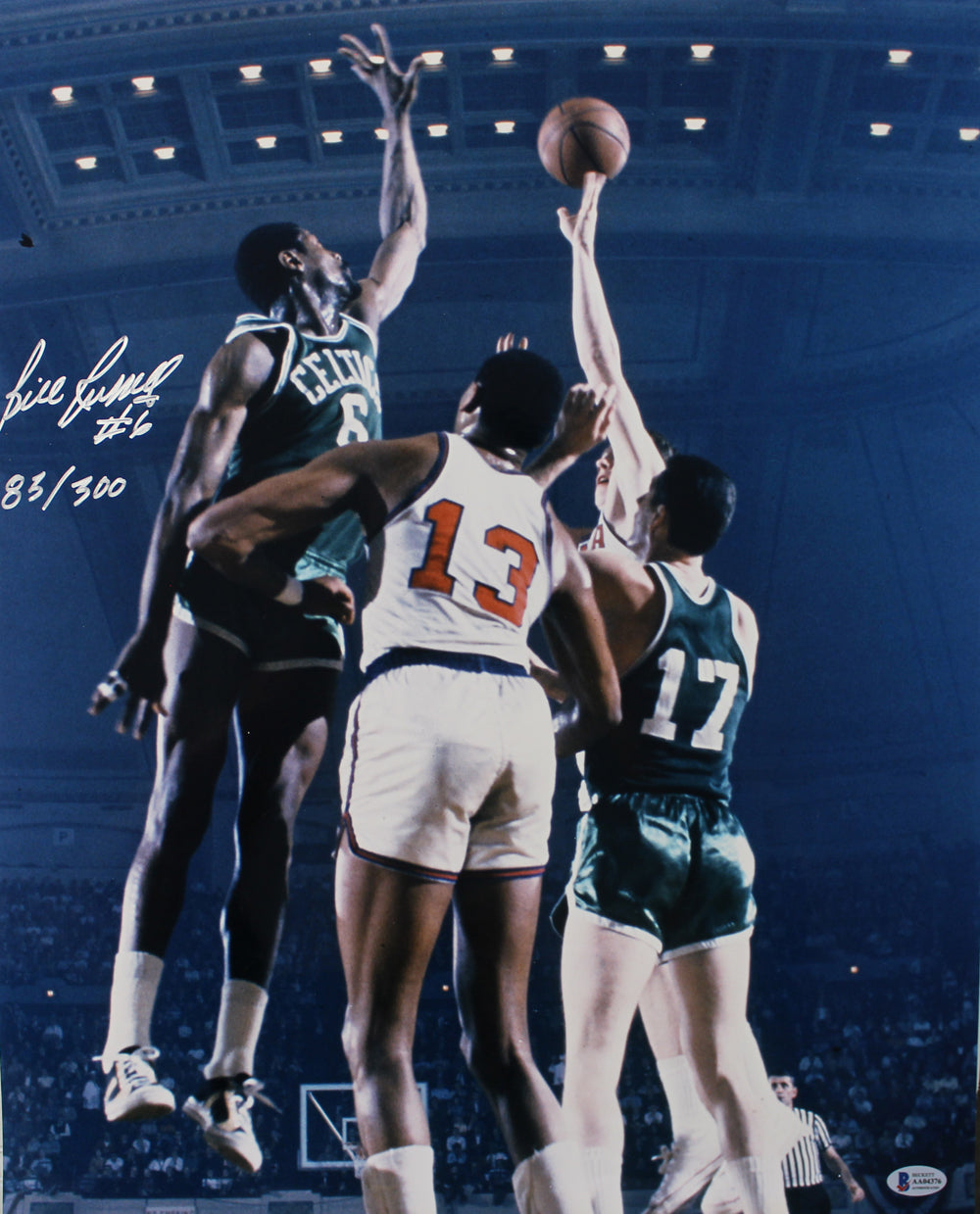 Bill Russell Boston Celtics Signed 16x20 Photo - LE 83/300 Beckett Beckett-Powers Sports Memorabilia