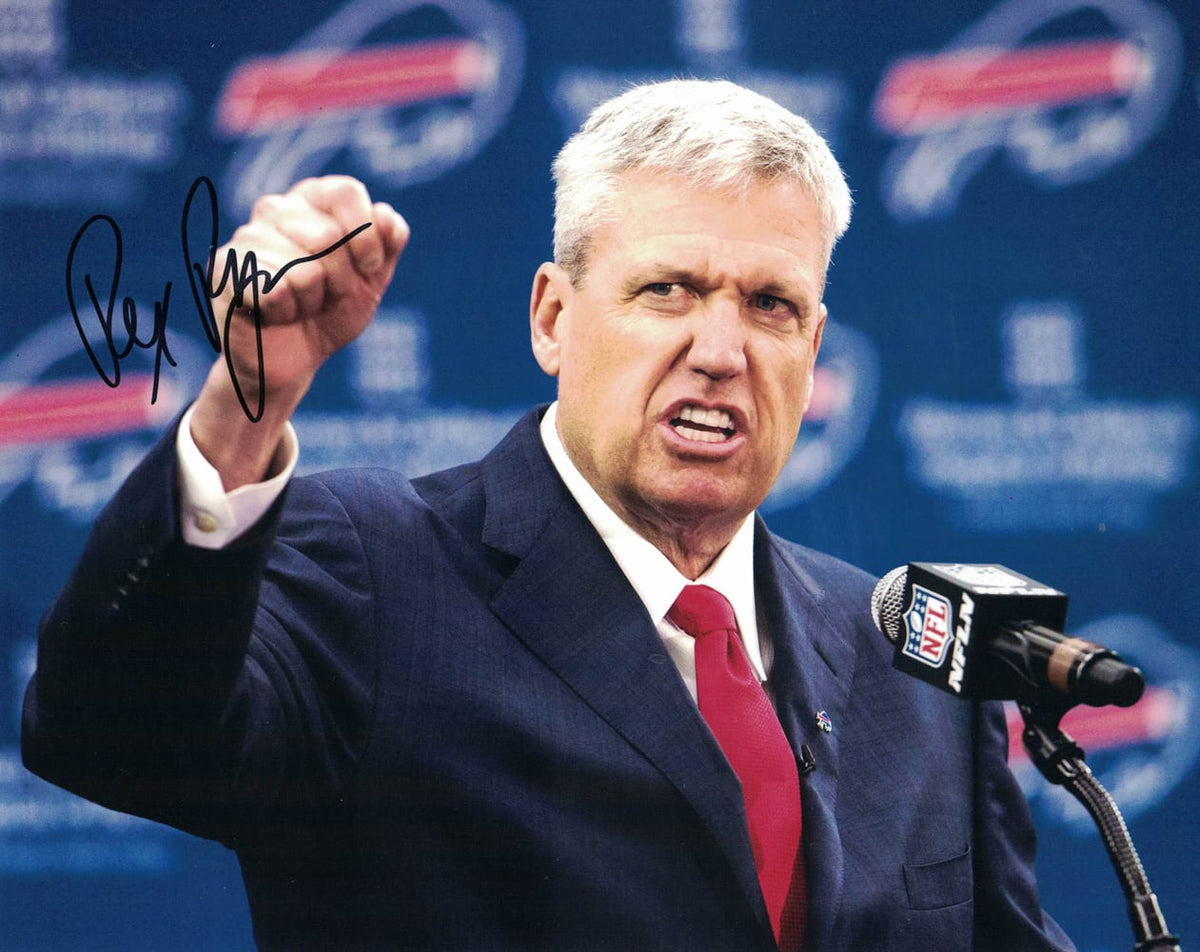 Rex Ryan Buffalo Bills Signed 8x10 Photo - Coach - 30228-Powers Sports Memorabilia