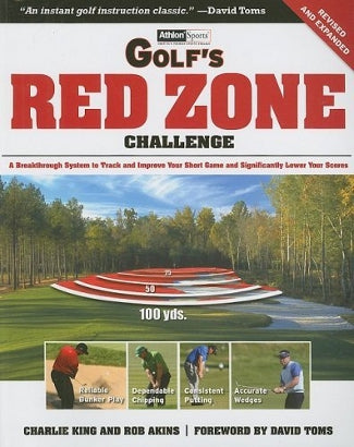 Golf's Red Zone Challenge Book- Golf Instruction-Powers Sports Memorabilia