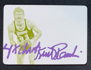 Kurt Rambis 2016 Panini National Treasures Signed Printing Plate Auto Beckett 1/1-Powers Sports Memorabilia