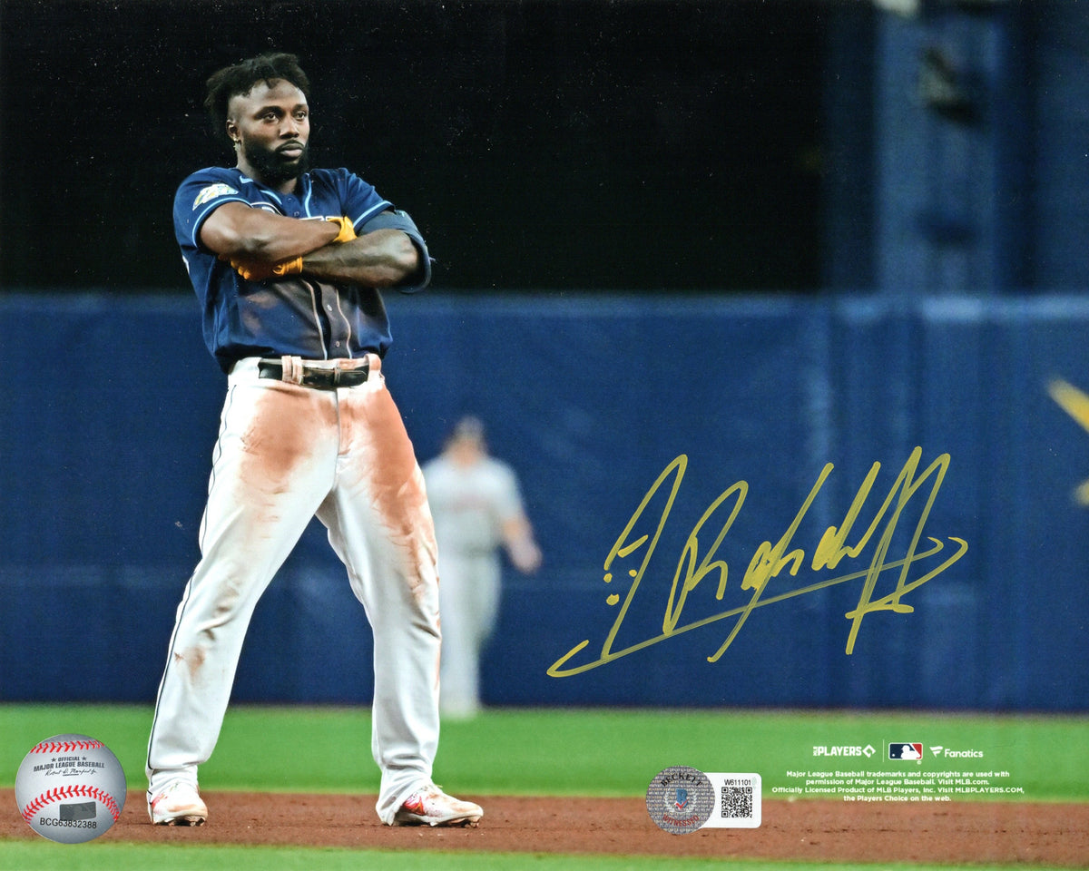 Randy Arozarena Signed Tampa Rays 8x10 Photo - Beckett-Powers Sports Memorabilia