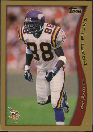 Randy Moss 1998 Topps Football Rookie Card RC #352 Graded PSA 9-Powers Sports Memorabilia