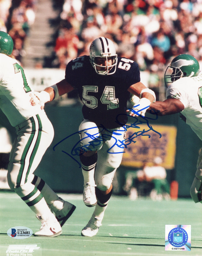 Randy White Signed Dallas Cowboys 8x10 Photo W/ HOF 94 - Beckett-Powers Sports Memorabilia