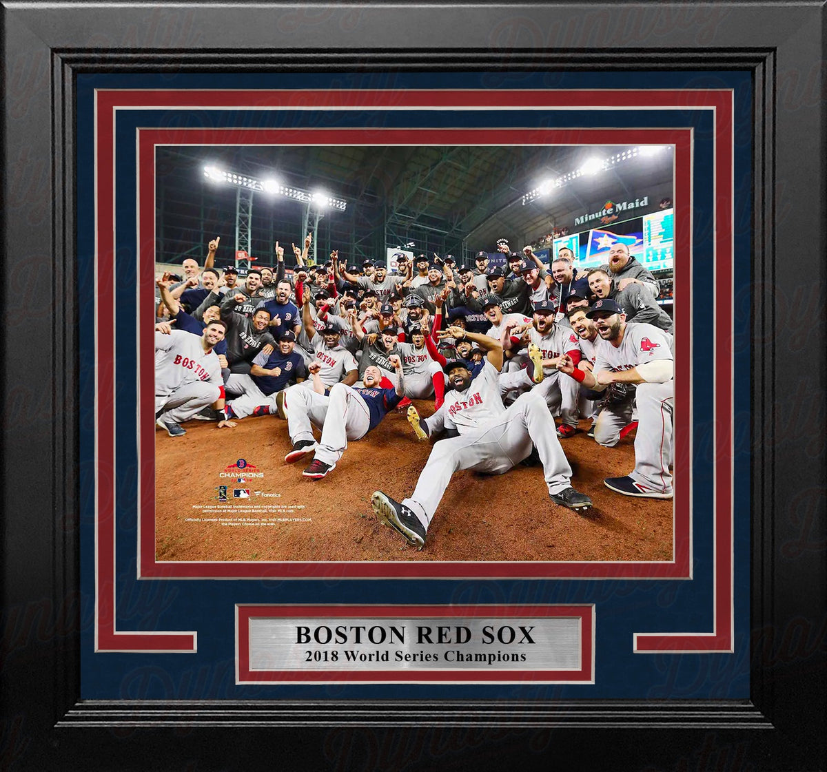 Boston Red Sox 2018 World Series Champions Team Celebration 8" x 10" Framed Baseball Display Photo-Powers Sports Memorabilia