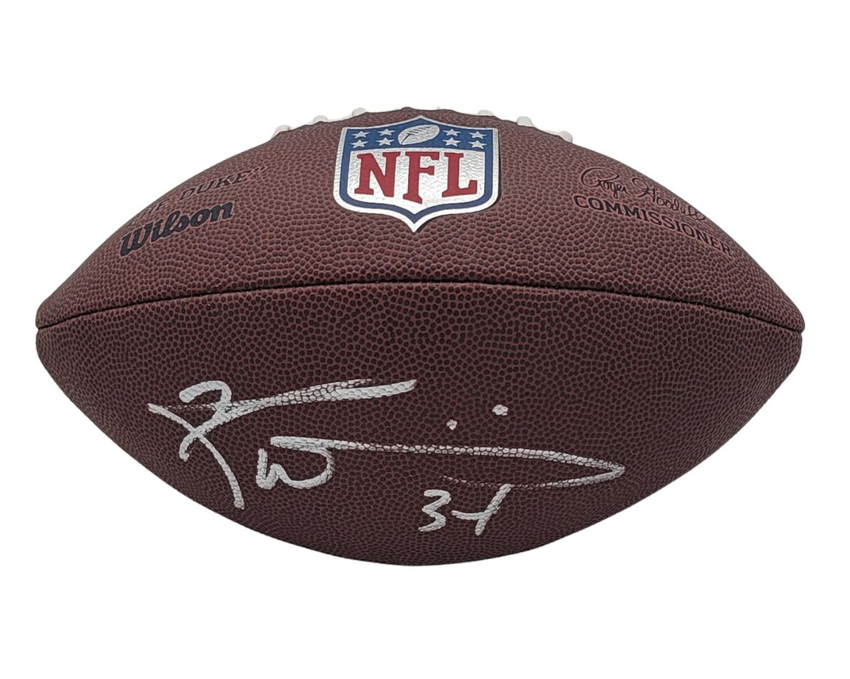 Ricky Williams Signed Miami Dolphins NFL Duke Replica Football - JSA-Powers Sports Memorabilia