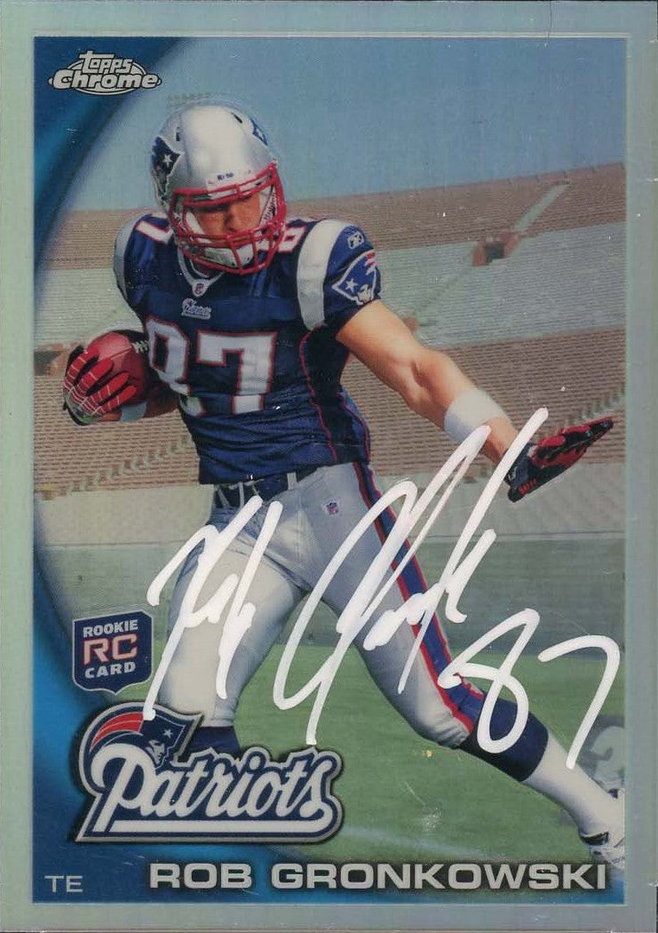 Rob Gronkowski autograph signed Patriots 8x10 photo framed JSA