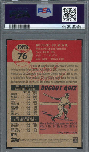 Roberto Clemente 2018 Topps Living Baseball Card #76 Graded PSA 10 GEM MINT-Powers Sports Memorabilia