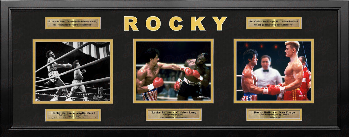 Rocky Balboa Framed Movie Collage-Powers Sports Memorabilia