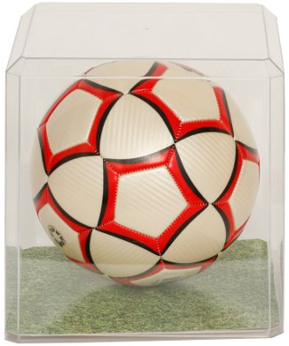 Soccer ball Full Size Clear Acrylic Display Case- USA Made-Powers Sports Memorabilia