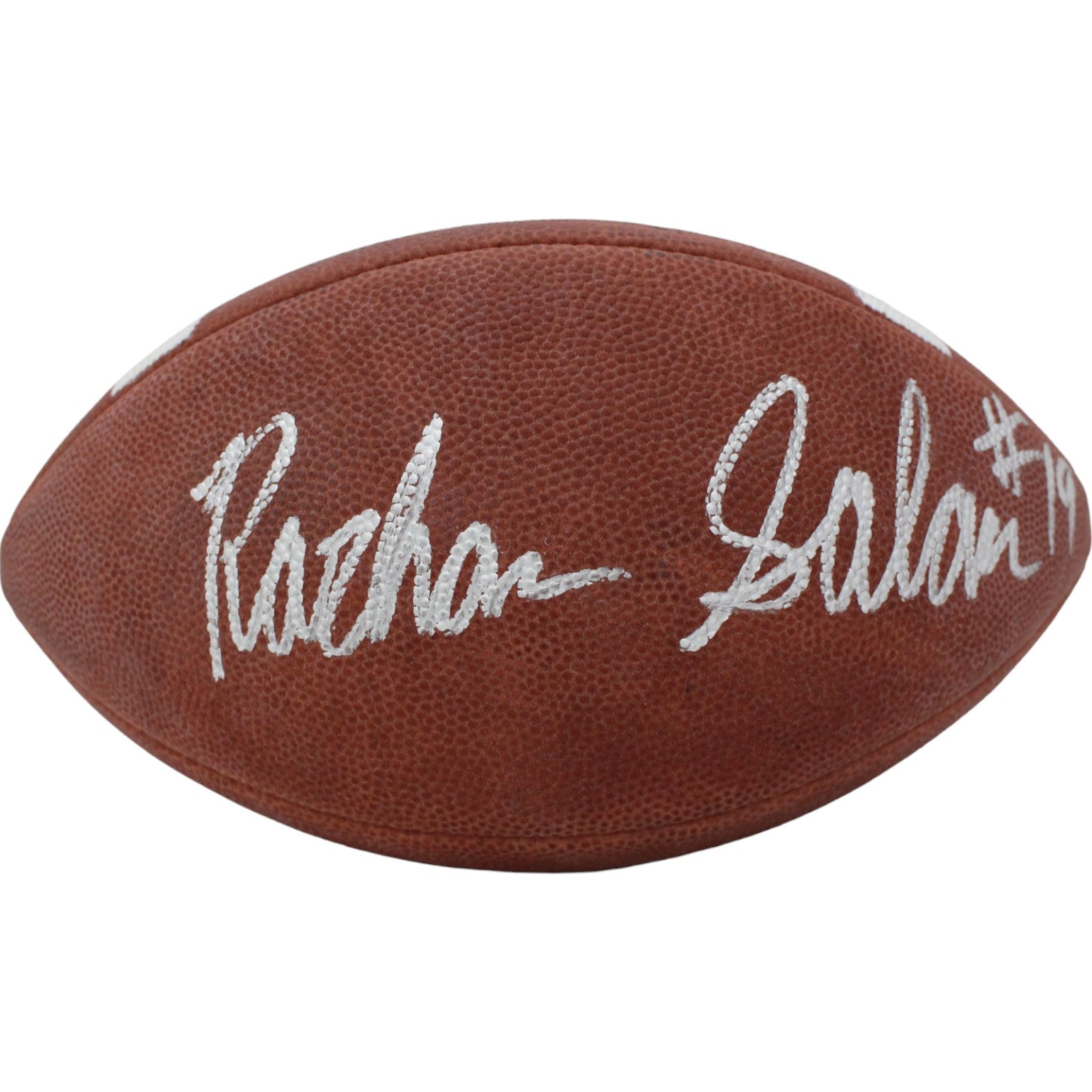 Rashaan Salaam Colorado Buffaloes Signed Football - Buffaloes Wilson Leather 1001 Football Beckett-Powers Sports Memorabilia