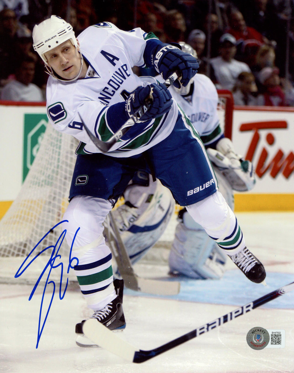 Sami Salo Vancouver Canucks Signed 8x10 Photo Beckett-Powers Sports Memorabilia