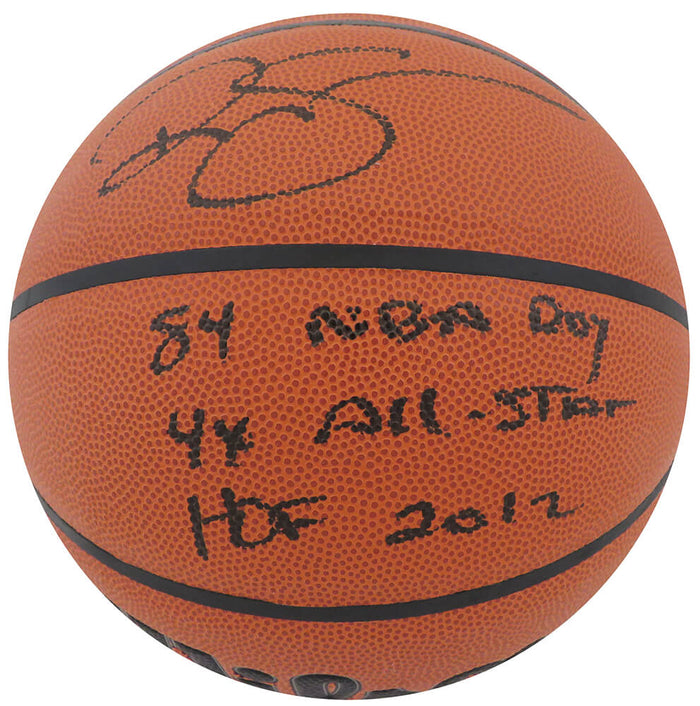 Ralph Sampson Autographed Wilson Indoor/Outdoor NBA Basketball with 84 NBA ROY, 4x All Star, HOF'12-Powers Sports Memorabilia