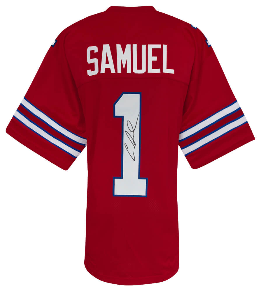 Curtis Samuel Autographed Red Custom Football Jersey