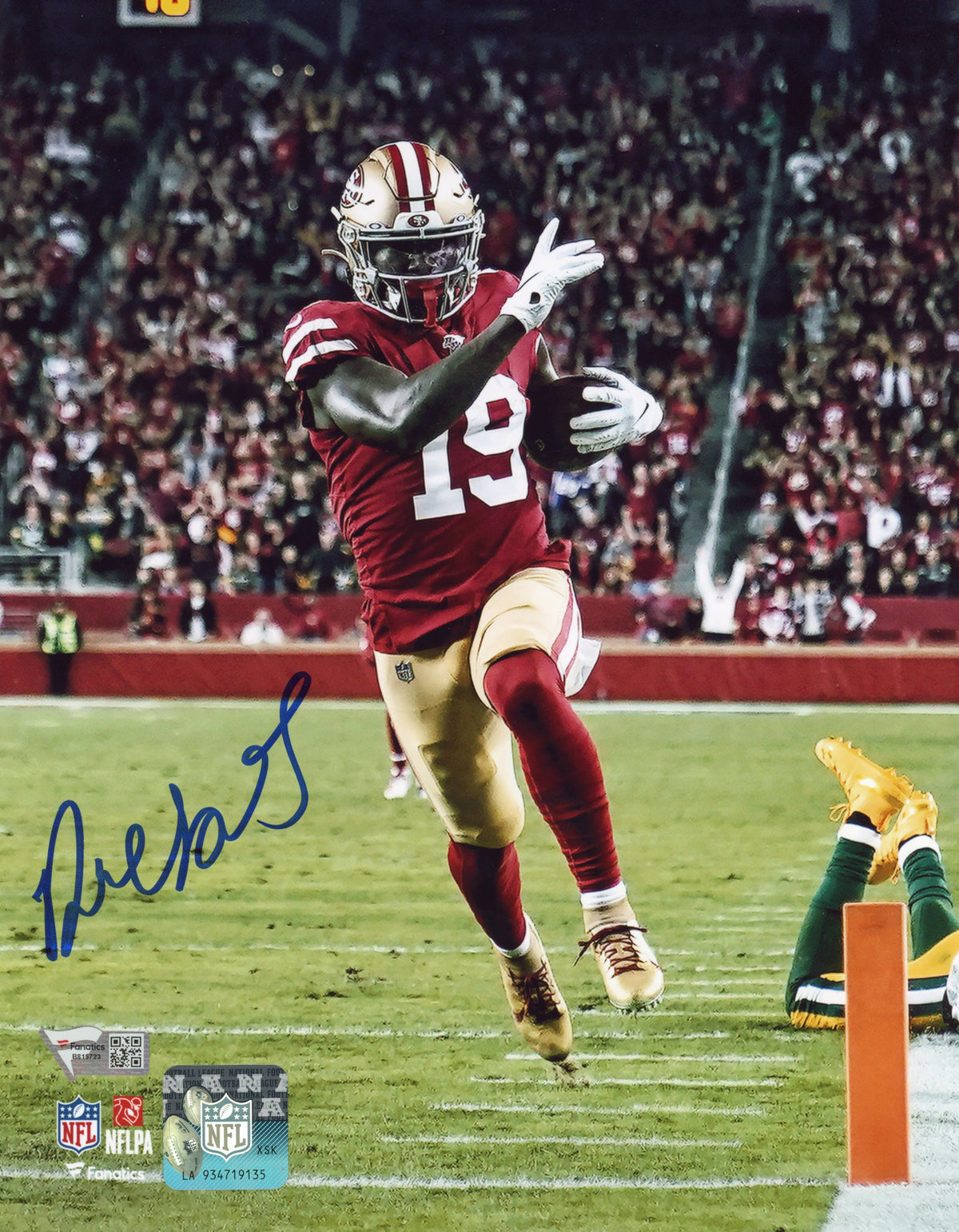 Deebo Samuel San Francisco 49ers Signed 8x10 Photo FAN SKU 40299-Powers Sports Memorabilia