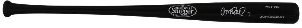 Ryne Sandberg Autographed Louisville Slugger Pro Stock Black Baseball Bat-Powers Sports Memorabilia