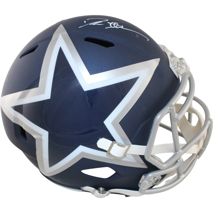 Deion Sanders Signed Dallas Cowboys Full-Size AMP Helmet – Beckett Witness Authenticated-Powers Sports Memorabilia