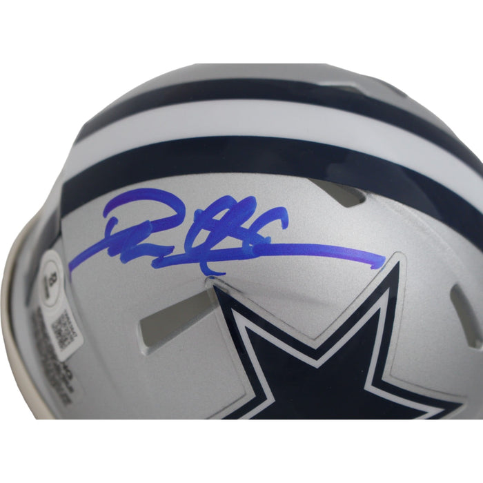 Deion Sanders Signed Dallas Cowboys Mini Helmet – Beckett Authenticated-Powers Sports Memorabilia