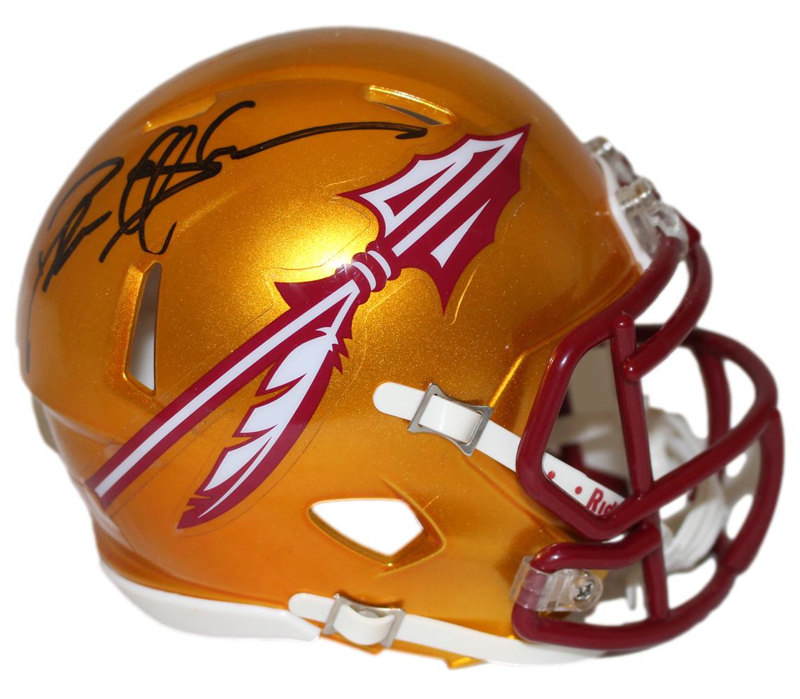 Deion Sanders Signed Florida State Seminoles Flash Speed Mini Helmet – Beckett Authenticated-Powers Sports Memorabilia
