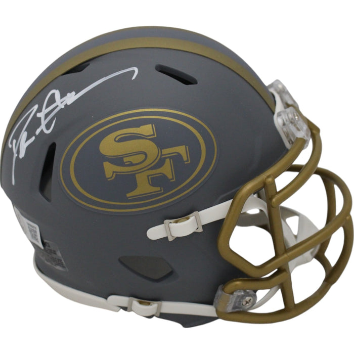 Deion Sanders Signed San Francisco 49ers Slate Mini Helmet – Beckett Authenticated-Powers Sports Memorabilia