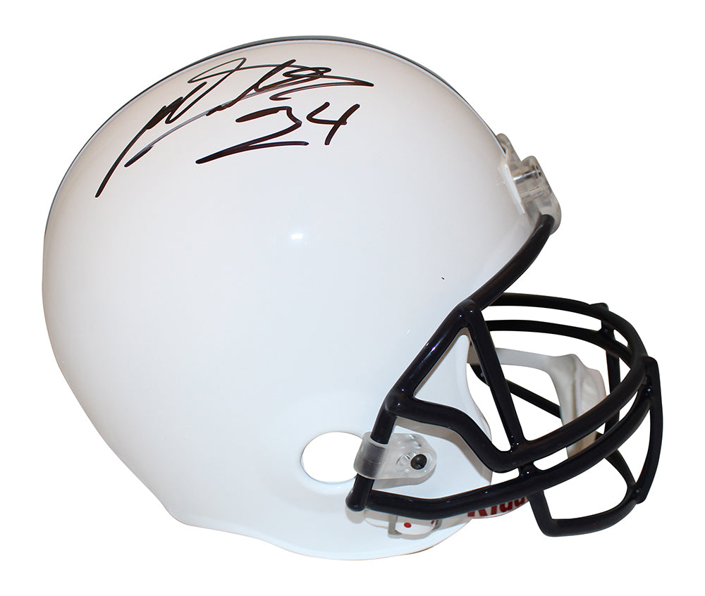 Miles Sanders Penn State Nittany Lions F/S VSR4 Signed Helmet Beckett-Powers Sports Memorabilia