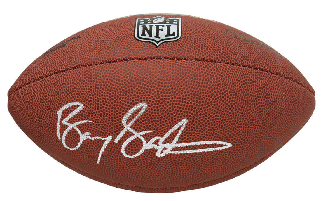 Barry Sanders Autographed Wilson NFL Limited Full-Size Football-Powers Sports Memorabilia