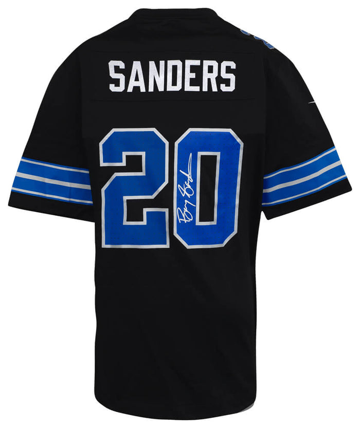 Barry Sanders Detroit Lions Autographed Nike Alternate Football Jersey-Powers Sports Memorabilia