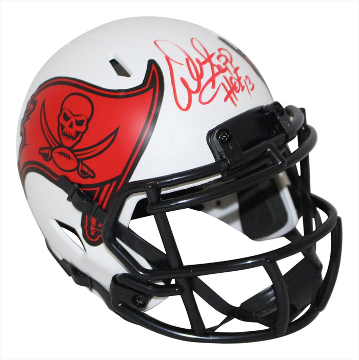 Warren Sapp Signed Tampa Bay Buccaneers Lunar Mini Helmet HOF – Beckett Authenticated-Powers Sports Memorabilia
