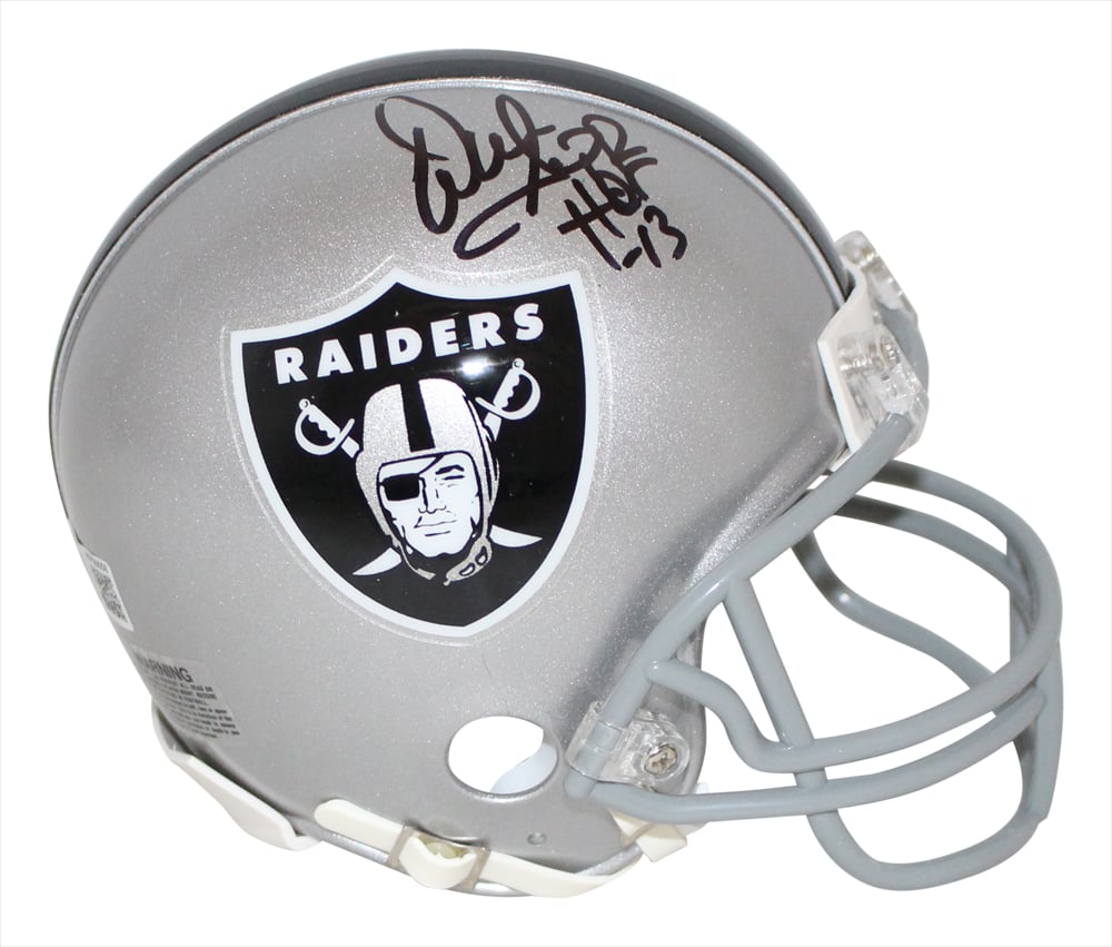 Warren Sapp Oakland Raiders Signed Mini Helmet - VSR4 HOF Beckett-Powers Sports Memorabilia