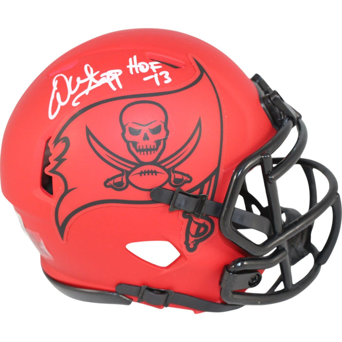 Warren Sapp Signed Tampa Bay Buccaneers Rave Mini Helmet HOF – Beckett Authenticated-Powers Sports Memorabilia