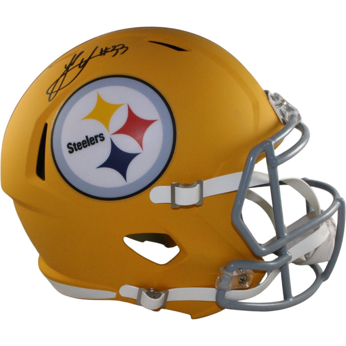 Jack Sawyer Signed Pittsburgh Steelers Full-Size Alt 25 Helmet Beckett WIT-Powers Sports Memorabilia