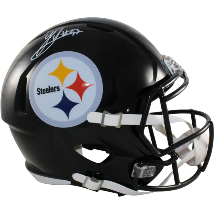 Jack Sawyer Signed Pittsburgh Steelers Full-Size Helmet – Beckett Witness Authenticated-Powers Sports Memorabilia
