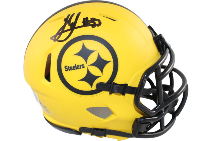 Jack Sawyer Signed Pittsburgh Steelers Rave Mini Helmet – Beckett Authenticated-Powers Sports Memorabilia