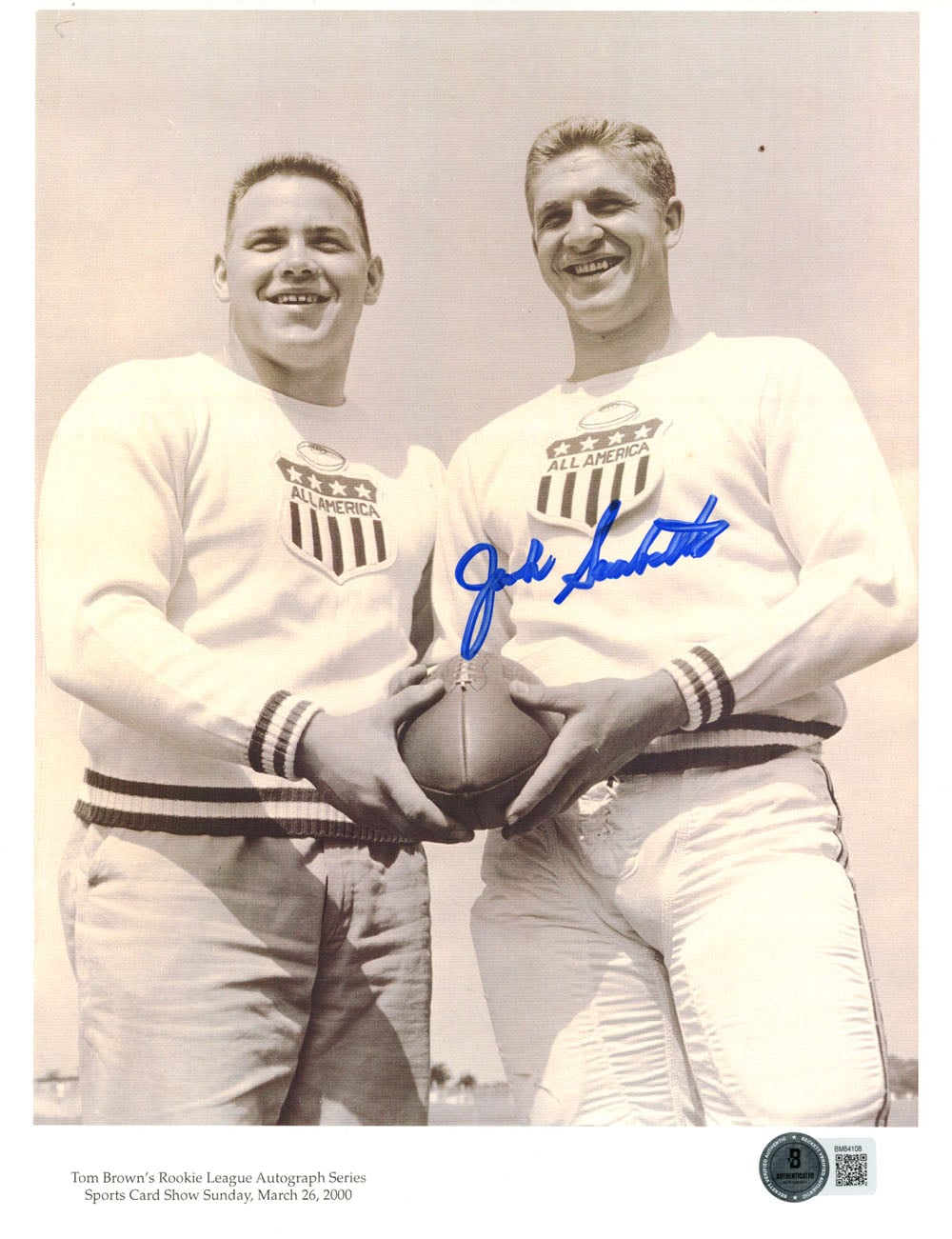Jack Scarbath Maryland Terrapins Signed 8x10 Photo - Beckett Beckett-Powers Sports Memorabilia