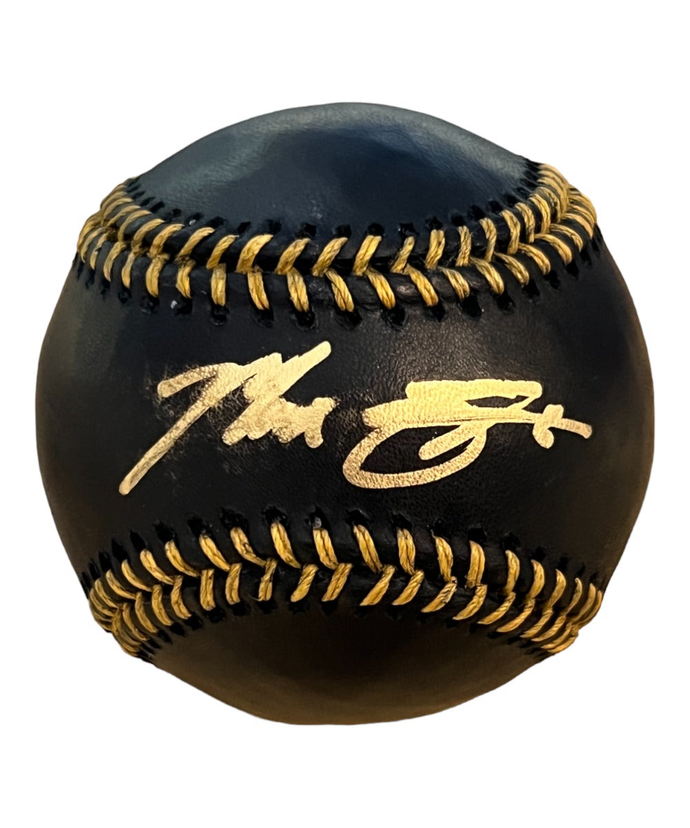 Max Scherzer New York Mets Signed Baseball - Black MLB Baseball-Powers Sports Memorabilia