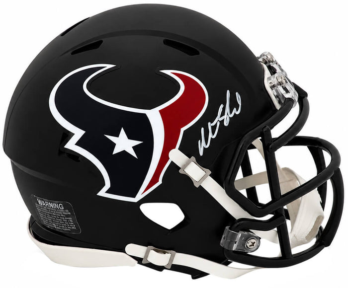Matt Schaub Autographed Houston Texans Riddell Speed Mini Helmet-Powers Sports Memorabilia