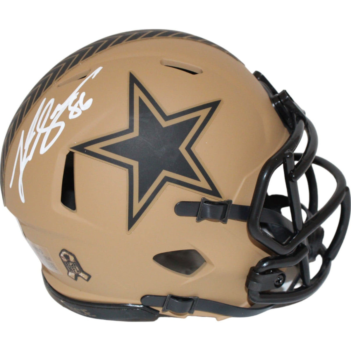 Luke Schoonmaker Autographed Dallas Cowboys 22 Alt Mini Helmet – Beckett Authenticated-Powers Sports Memorabilia