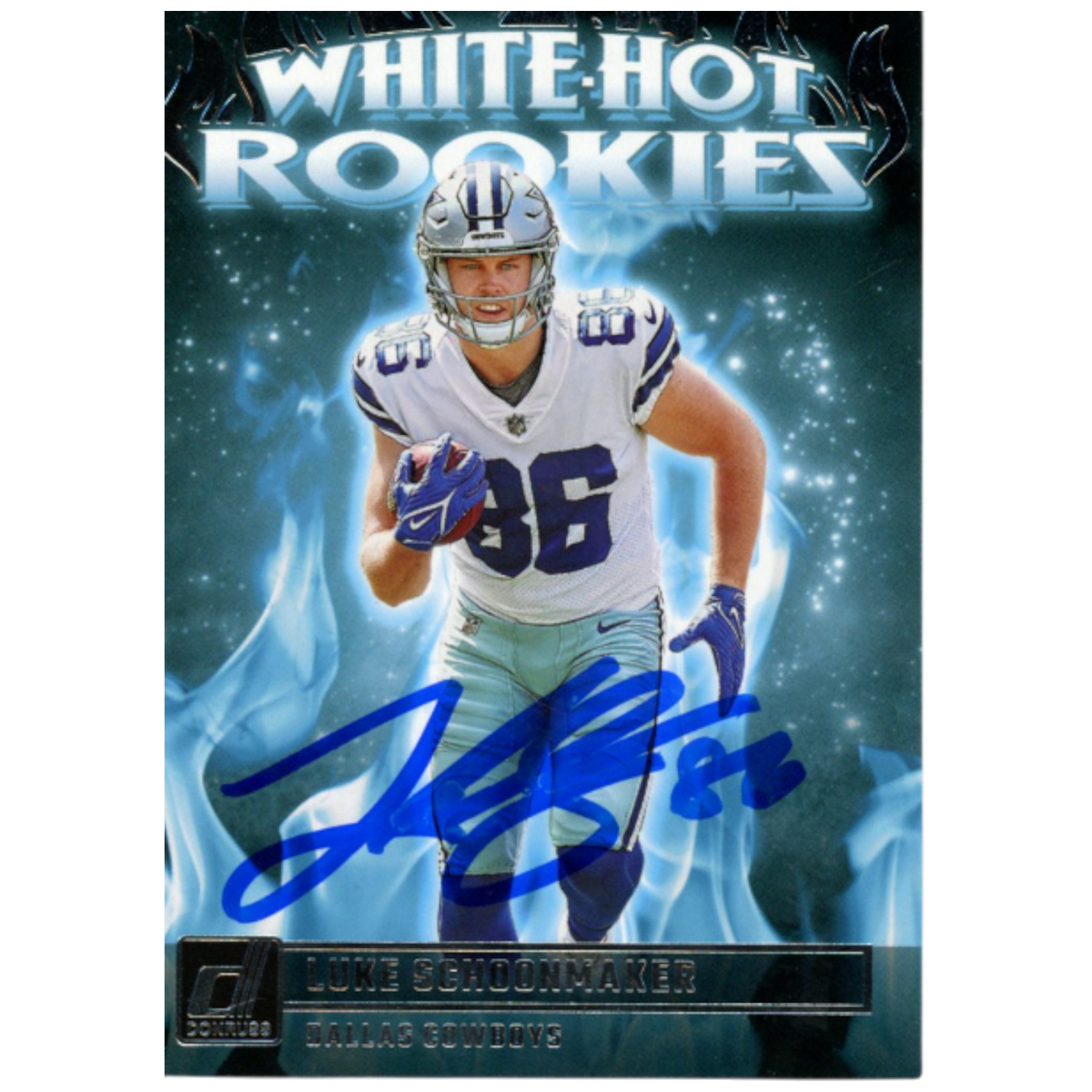 Luke Schoonmaker 2023 Donruss #WHR-9 Trading Signed Card-Powers Sports Memorabilia