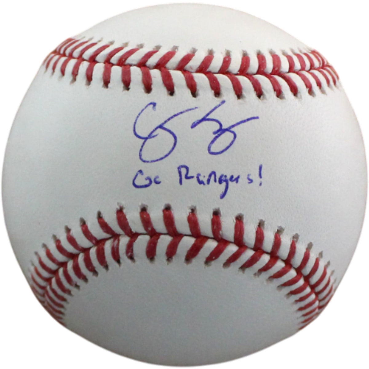 Corey Seager Texas Rangers Signed Baseball - OML Baseball Go Rangers Fanatics-Powers Sports Memorabilia