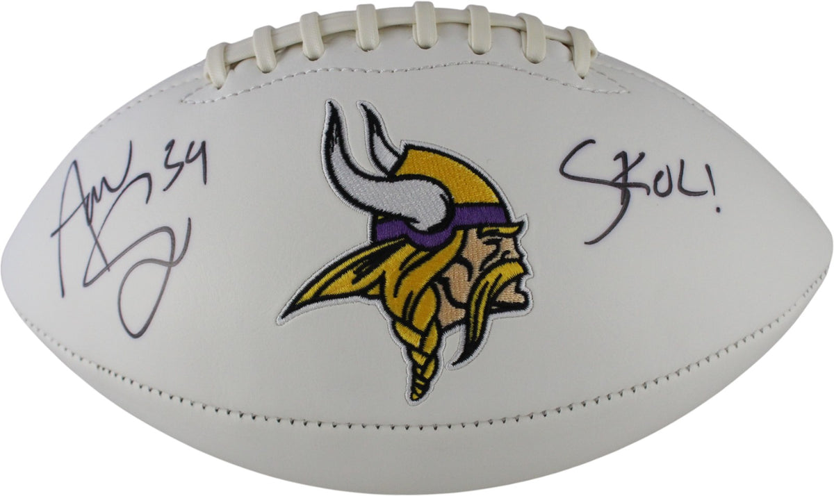 Andrew Sendejo Minnesota Vikings Signed Lithograph - Logo Football SKOL DEN-Powers Sports Memorabilia