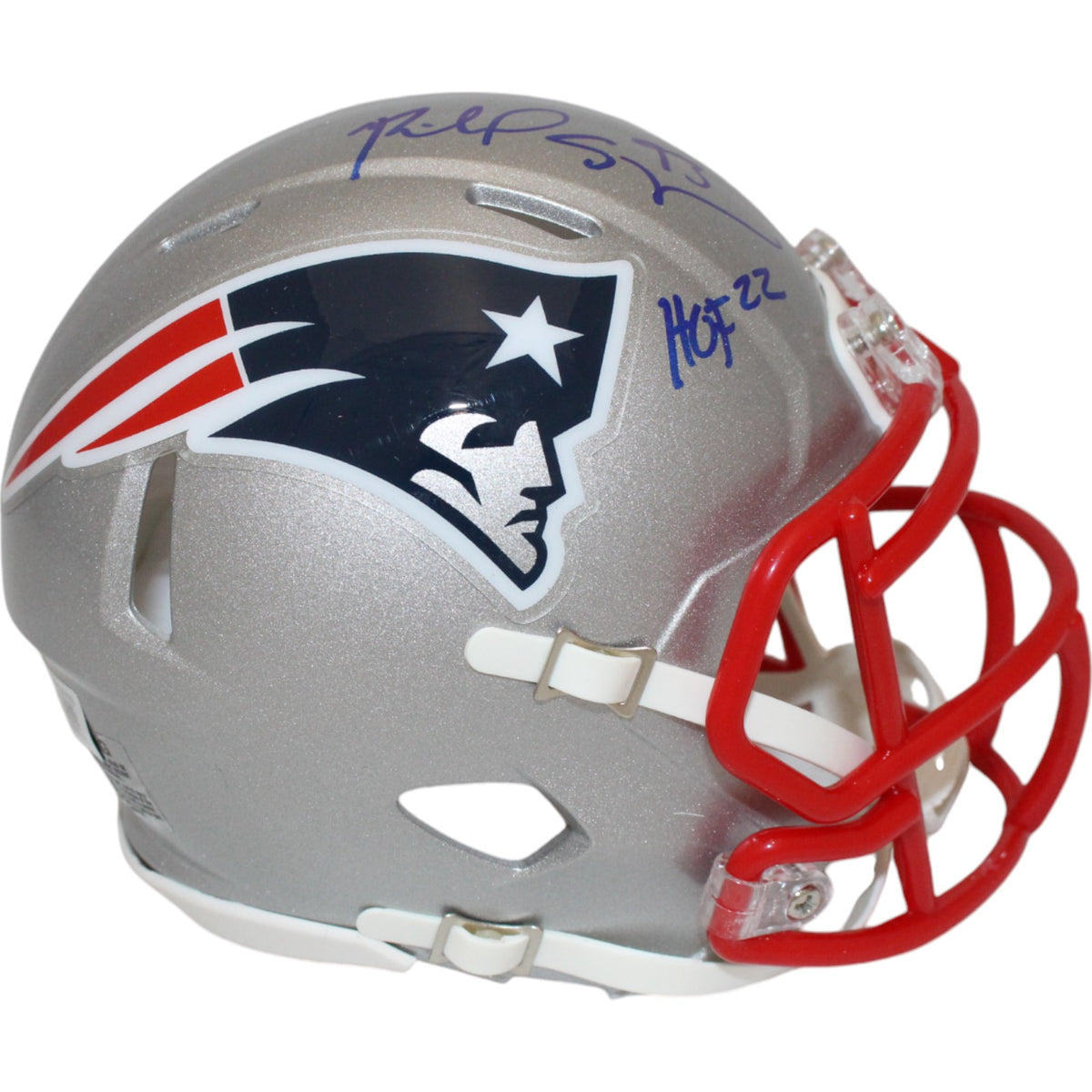 Richard Seymour New England Patriots Signed Mini Helmet - HOF Beckett Beckett-Powers Sports Memorabilia