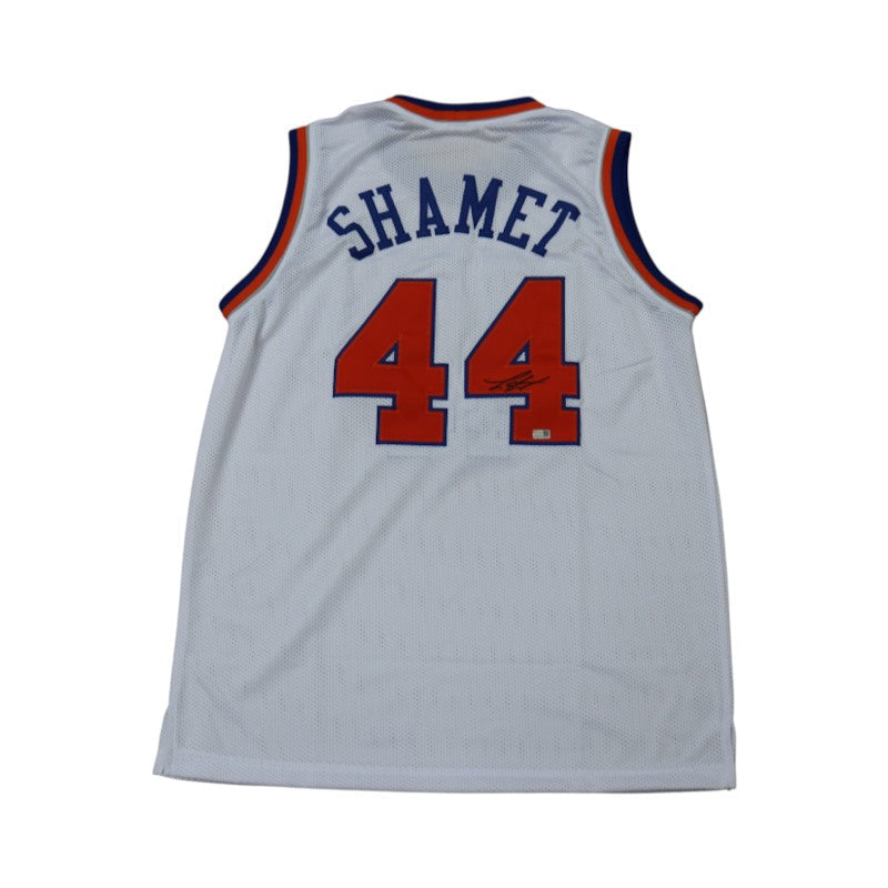 Landry Shamet New York Knicks Signed Pro Style White Jersey-Powers Sports Memorabilia