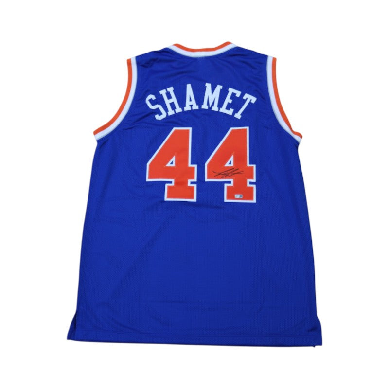 Landry Shamet New York Knicks Signed Pro Style Blue Jersey-Powers Sports Memorabilia