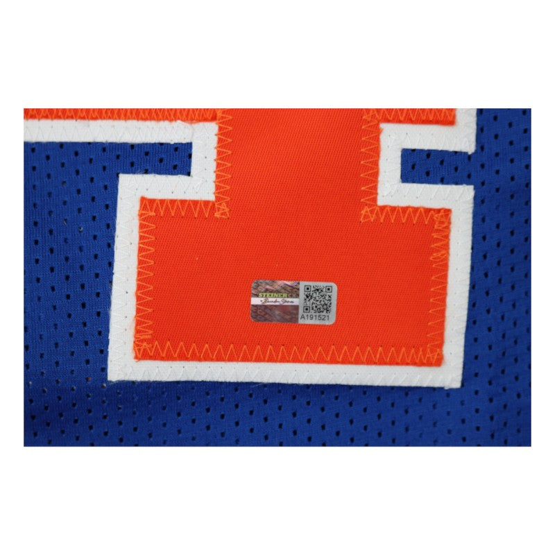 Landry Shamet New York Knicks Signed Inscribed 26 NBA Champs Pro Style Blue Jersey-Powers Sports Memorabilia