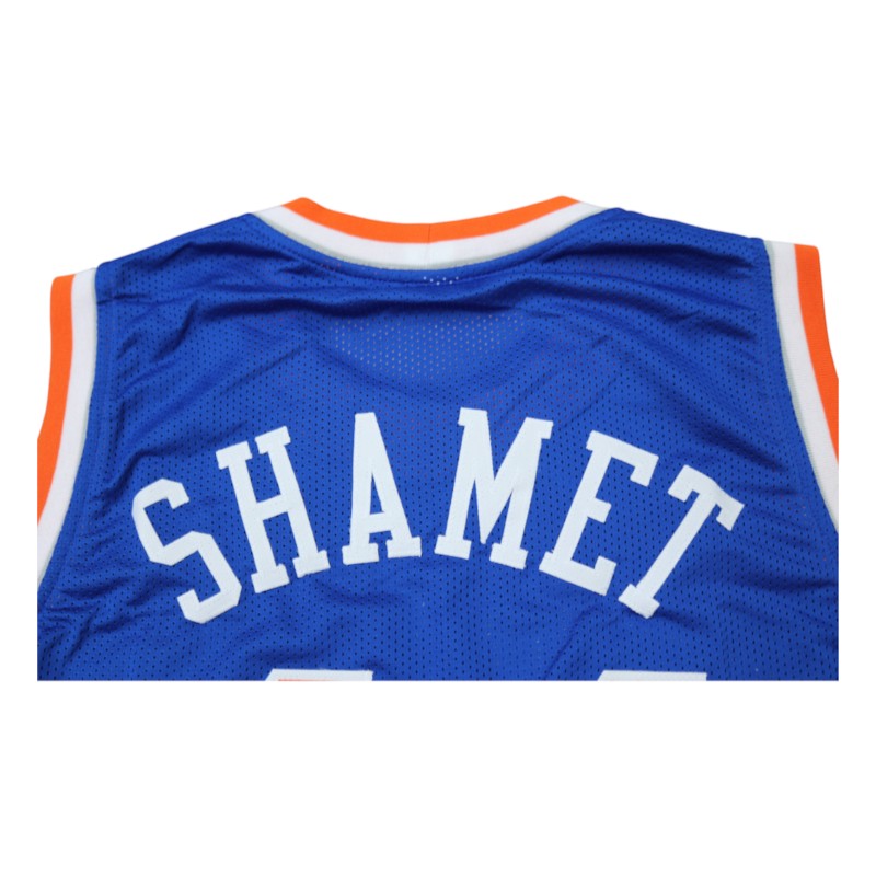 Landry Shamet New York Knicks Signed Inscribed 26 NBA Champs Pro Style Blue Jersey-Powers Sports Memorabilia