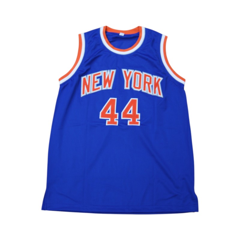 Landry Shamet New York Knicks Signed Inscribed 26 NBA Champs Pro Style Blue Jersey-Powers Sports Memorabilia