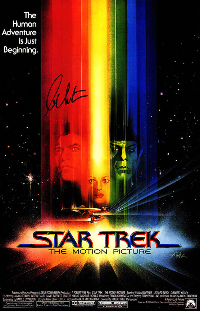 William Shatner Autographed Star Trek The Motion Picture 11x17 Movie Poster-Powers Sports Memorabilia